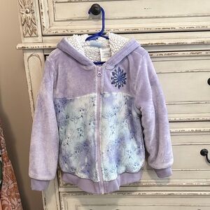 Kids Lavender Snowflake Hoodie